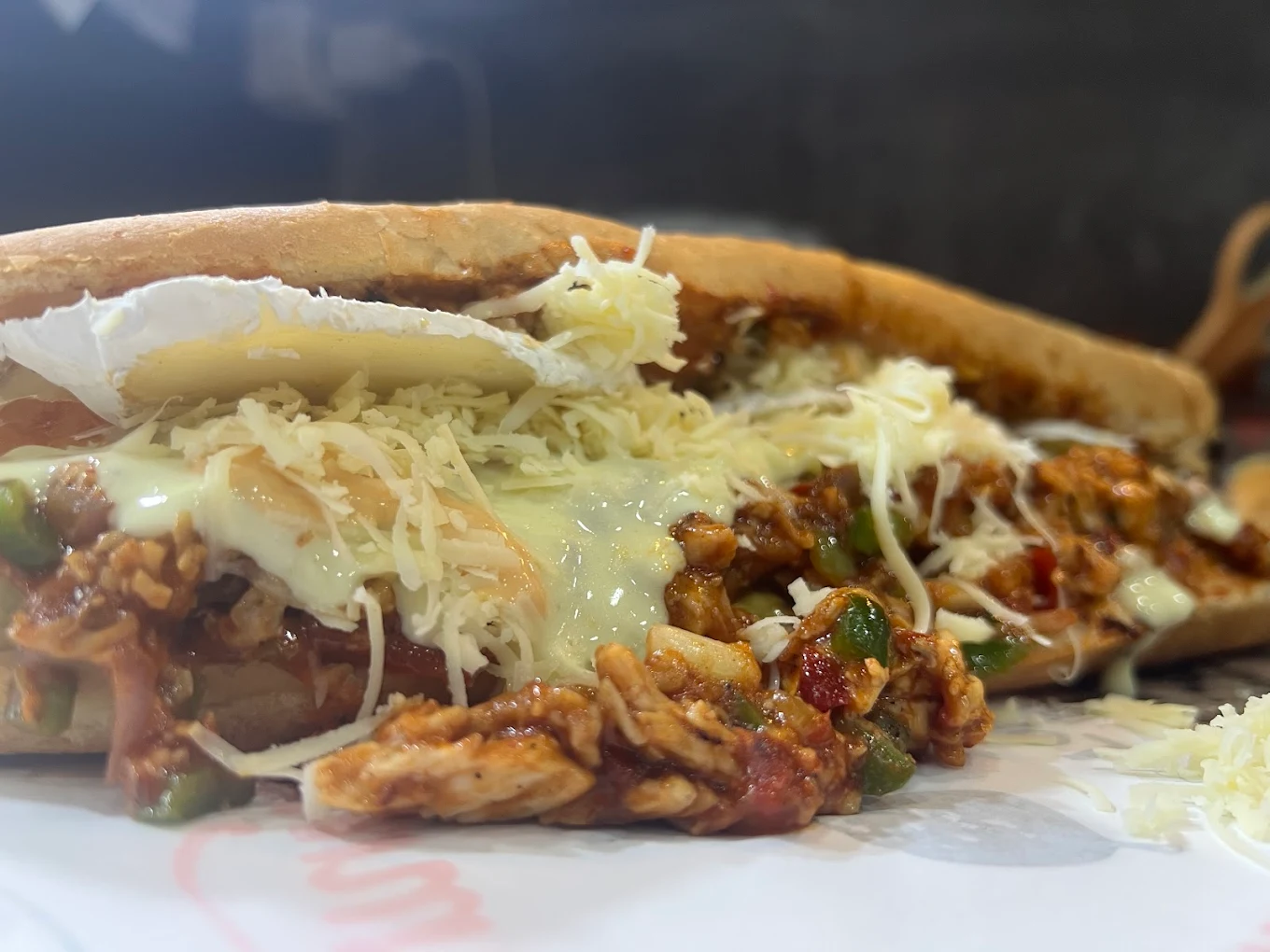 Sandwich poulet mariné